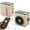 Pink, variant on Magnetic Clip-on Bluetooth Speaker with Loud Sound & Night Light - Portable Mini Speaker for Travel, Camping, Home, Office Clock, MicroSD Support