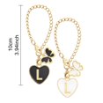 thumbnail image 2 of Accessoires de Lettres Réglables 2 Pcs Breloques Papillon pour Gobelet Nom Id Poignée Breloques Forme de Cœur Identification Accessoires Tasse Thé au Lait, 2 of 8