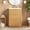 Natural Wood 51P, variant on 36 Modern Bathroom Vanity with 2 Drawers and Tip-out Drawer, Solid Wood Frame Storage Cabinet for Bathroom, Black