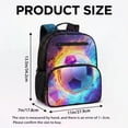 thumbnail image 7 of Jeiento Football Kids Toddler Backpack for Preschool, 13.5 Inch Lightweight School Bag for Boys 2-5, Bookbag with 2 Side Mesh Pockets, 7 of 7