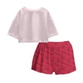 thumbnail image 2 of Pijama Friends para Mujer, Cuello Redondo Manga Corta con Short MulticolorTalla CH 2 Piezas, 2 of 4