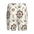 thumbnail image 5 of Easygdp Anchor with Rope Men's Short Pajama Pants, Sleep Shorts, Household Pants, Casual Pants with Pockets - Small, 5 of 9