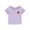 Purple, variant on Virmaxy (6Months-5Years) Toddler Children's Comfortable Solid Color Shirt Girls Ruffle Lace Short Sleeve Top Summer Casual Trend Pullover Shirt Hot Pink 2 Years