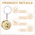 thumbnail image 3 of Uxcell 2Pcs Llavero de Rueda y Neumático, Accesorios de Auto, Llavero de Buje de Rueda, Llavero de Buje de Rueda para Hombres y Mujeres para Autos, Camiones y Bicicletas, Dorado, 3 of 7