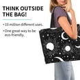 thumbnail image 2 of Kdxio Crescent and Stars Casual Tote Bags Women Big Capacity Shoulder Bag for Women Travel Shoulder Bags Handbags, 2 of 8