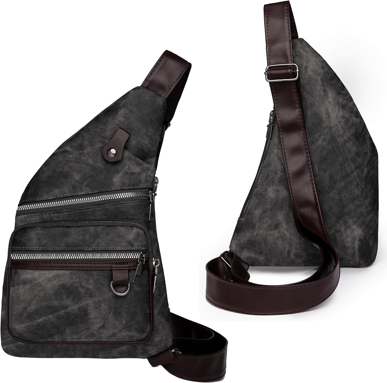 Wander Plus Anti Theft Travel Bag For Women, Side Crossbody Sling Backpack Shoulder Bags For Women Men Waterproof Theft Proof