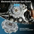 thumbnail image 3 of Embrague del Ventilador de Refrigeración del Motor para Ford Aerostar F-100 para Ranger Embrague del Ventilador de Radiador Electrónico para Chevrolet Astro 1985 No.89000131, 3 of 7