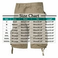 thumbnail image 3 of Homenesgenics Men's Shorts Cargo Loose Multi-Pocket Work Pants Sports Pants Men's Shorts Cargo Cropped Pants Casual Outerwear Mid-Length Pants Brown XXXXL, 3 of 8