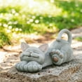 thumbnail image 1 of Whimsical Cat Smiling Garden Statue Decorate For Home Garden Yard, 1 of 6