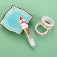 thumbnail image 2 of LHWEN Christmas Cartoon Pens 4 Color Ballpoint Pen Snowman Santa 8ML Quick-Drying Ink Non-Refillable Writing Color Pen Student Gift Perfect for Christmas Birthday Mother's Day Easter Valentine's, 2 of 7