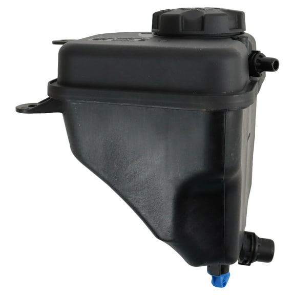 TRQ Front Radiator Coolant Reservoir Expansion Tank Overflow Bottle Compatible with 2011-2013 BMW 135i 2013 135is 335i 2009-2013 335i xDrive 2013-2015 X1