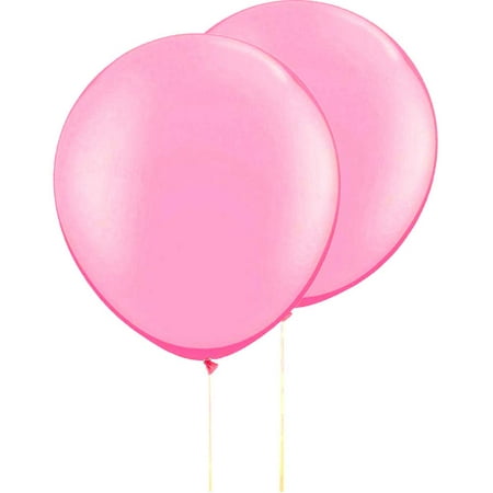 AZOWA Pink Balloons 36 Inch Gaint Round Balloon Pack of 6