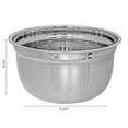 thumbnail image 2 of IH Casa Decor En Acier Inoxydable Allemand Bol 8,50" - Ensemble De 2, 2 of 3