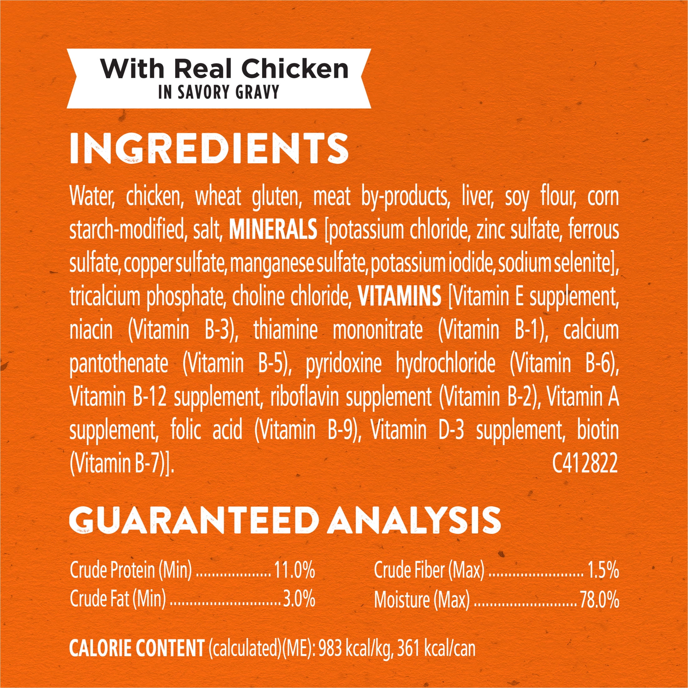 Purina Dog Chow High Protein Dog Food Wet Recipe With Real Chicken or Real Beef In Savory Gravy Variety Pack, 13 oz.