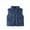 Blue, variant on Toddler Girls Sherpa Vest Plush Fleece Zipper Jackets Sleeveless Stand Collar Fall Winter Warm Outerwear with Pockets Blue, 5 Years