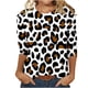 thumbnail image 2 of Fiudx Ofertas de La Semana Blusa Holgada con Estampado de Pascua y Cuello Redondo Retro de Manga Tres Cuartos a La Moda para Mujer, 2 of 4