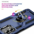 thumbnail image 3 of Designed for Motorola Moto G Power 5G 2024 Case, Military Grade Protective Phone Case Cover with Enhanced Metal Ring Kickstand [Support Magnet Car Mount] for Motorola Moto G Power 5G 2024, Blue, 3 of 7