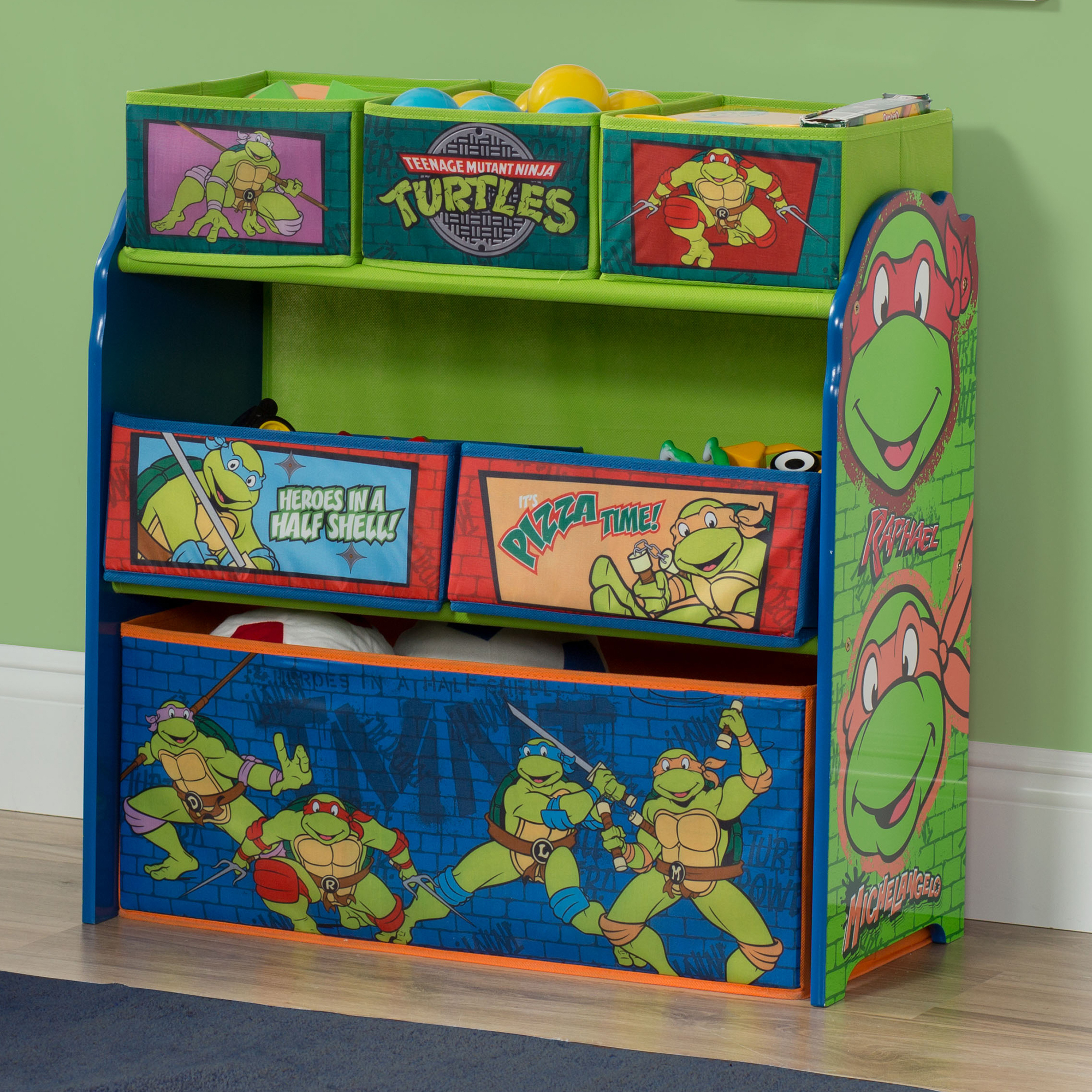 Teenage Mutant Ninja Turtles Multi-Bin Toy Organizer by Delta Children - image 3 of 7