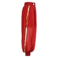 thumbnail image 2 of Aislor Belly Dance Pants Satin Tribal Baggy Pants Arabian Princess Cosplay for Halloween Carnival Red 12, 2 of 7
