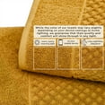 thumbnail image 5 of Great Bay Home Quick Dry Diamond Waffle 6 Piece Towel Set, Marigold, 5 of 6