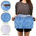thumbnail image 7 of Coolnut Blue Abstract Marble Foldable Canvas Storage Bin, Sturdy Fabric Storage Basket with Handles, Storage Cube Box for Organizing Shelf Nursery Toy Closet 1PCS#32 Home Decor, 7 of 7