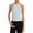 Powder Blue, variant on Womens Ribbed High Neck Tank Top