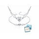 thumbnail image 1 of Collar Y Pulsera Alas Ángel Corazón Dije Plata Zircon Mujer Xtellar plateado, 1 of 4