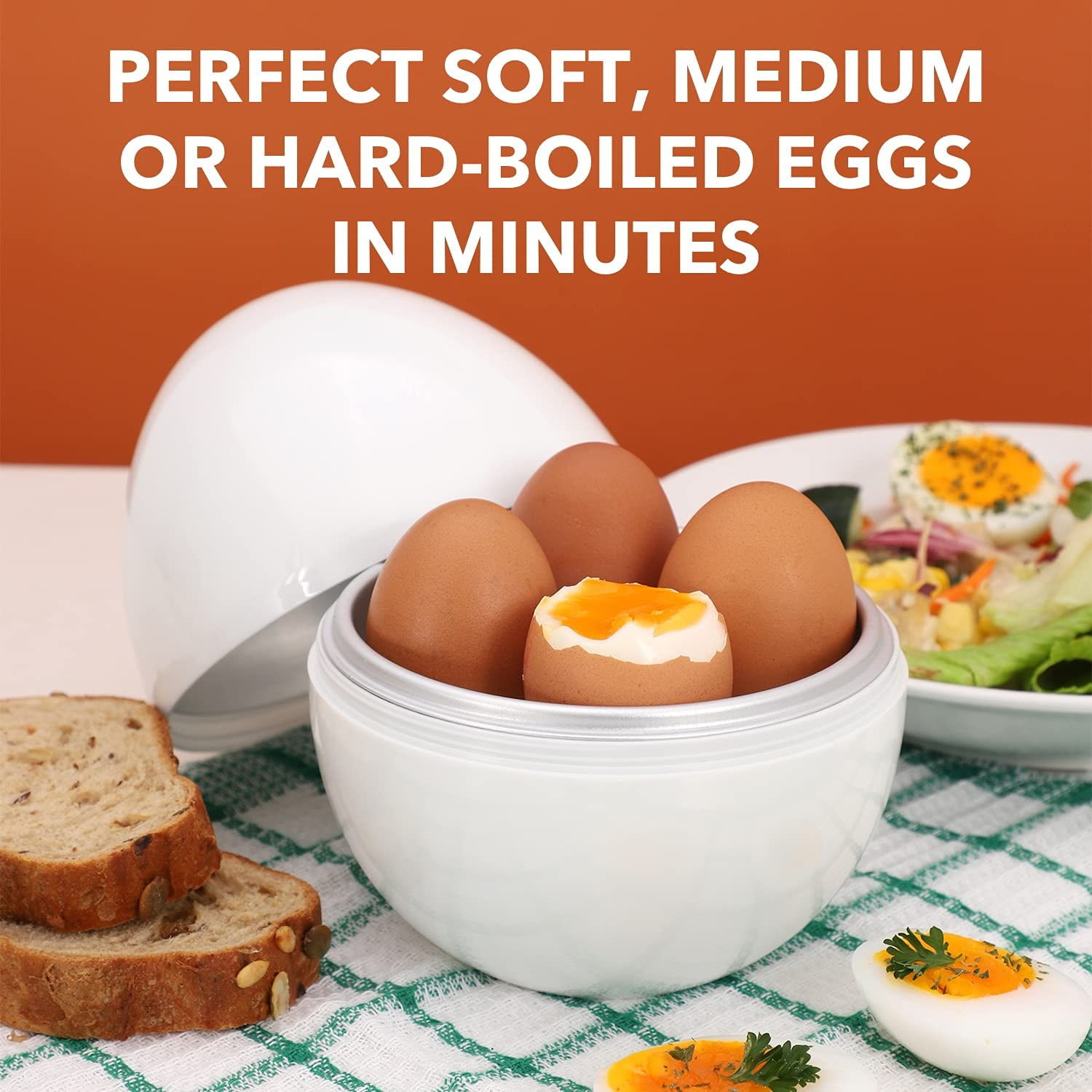  EggFecto Egg Yolk Mixer - Egg Spinner Scrambler for Small and  Large Eggs, Portable Golden Egg Maker for Hard Boiled Eggs, Easy To Use  Manual Egg Shaker