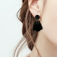 thumbnail image 3 of Boucles d'Oreilles pour Femmes Style Boho à Pampilles Charmantes Bijoux, 3 of 6