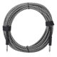thumbnail image 1 of Cable de audio para instrumento de guitarra eléctrica, cable de audio universal para piano eléctrico de 32 pies, resistente y duradero, 1 of 9