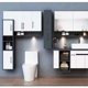 thumbnail image 3 of 10 Uds. Tiradores de puertas de armario de cocina con barra en T de 160mm, tirador de muebles de dormitorio, cajón, color negro, 3 of 4
