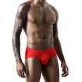 thumbnail image 1 of Ropa interior para hombre, bolsa convexa en U, modal, sexy, cómoda, calzoncillos, pantalones deportivos de cintura baja de talla grande, 1 of 5