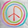 thumbnail image 3 of CafePress - Neon Spiral Peace Sign II Long Sleeve T Shirt - Unisex Cotton Long Sleeve T-Shirt, 3 of 4