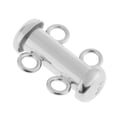 thumbnail image 1 of simhoa /Rose Gold Plated 925 Sterling Strands Slide Clasp Findings Connector for Pearl 2 Strand, 1 of 8