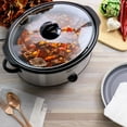 thumbnail image 2 of Better Chef 6 Quart Oval Slow Cooker with Removable Stoneware Crock in Stainless Steel, 2 of 4