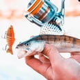 thumbnail image 2 of Robotic Fishing Lure with 3D Swimming Action Self-Swimming Fish Bait for Freshwater Saltwater Attracts Bass Trout for Anglers 3.9 Inches, 2 of 4