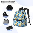 thumbnail image 5 of Vsdgher Circular Print Unisex Large Capacity Bookbag Schoolbag Casual Daypack for High School/College/Teens/Travel/Work, 5 of 8