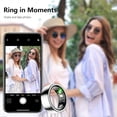 thumbnail image 2 of Smart Ring, Health and Fitness Tracker Right/Blood Calorie/Heart Oxygen/Blood Pressure Intelligent Ring, 2 of 5