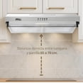 thumbnail image 4 of Combo Parrilla y Campana Slim 60 cm Acero Inoxidable 3 velocidades, 4 of 4