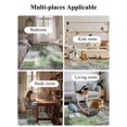 thumbnail image 6 of Sage Green Grey Area Rug for Bedroom 2.7x5 Ft Modern Graffiti Brush Art Abstract Super Soft fuzzy Throw Rug Non-Slip Fluffy Plush Indoor Floor Carpet for Living Room Nursery Home Decor, 6 of 8