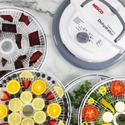 NESCO 5-Tray Snackmaster Pro Food Dehydrator with Jerky Spice, 600W Professional Food Dehumidifie, Includes Jerky Spice & Cure Packs, Fruit Roll Sheets for Meat, Fruit & Vegetables