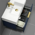thumbnail image 7 of Nameeks Derin-3217-W-S Derin 32" Wall Mounted Single Basin Vanity Set - Night Blue / Matte, 7 of 7