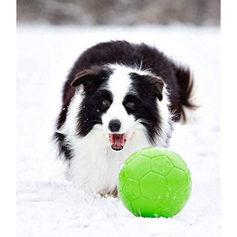 PIANG GOUER Interactive Dog Toys Soccer Ball，Plush Squeaky Dog Toys  Ball，Dog Puzzle Toys Football Indoor Outdoor Jolly Ball for Dogs,Dog Balls  for