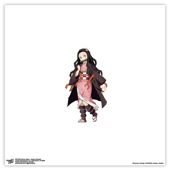 Gallery Pops Demon Slayer - Nezuko Kamado Wall Art, Unframed Version, 12" x 12"