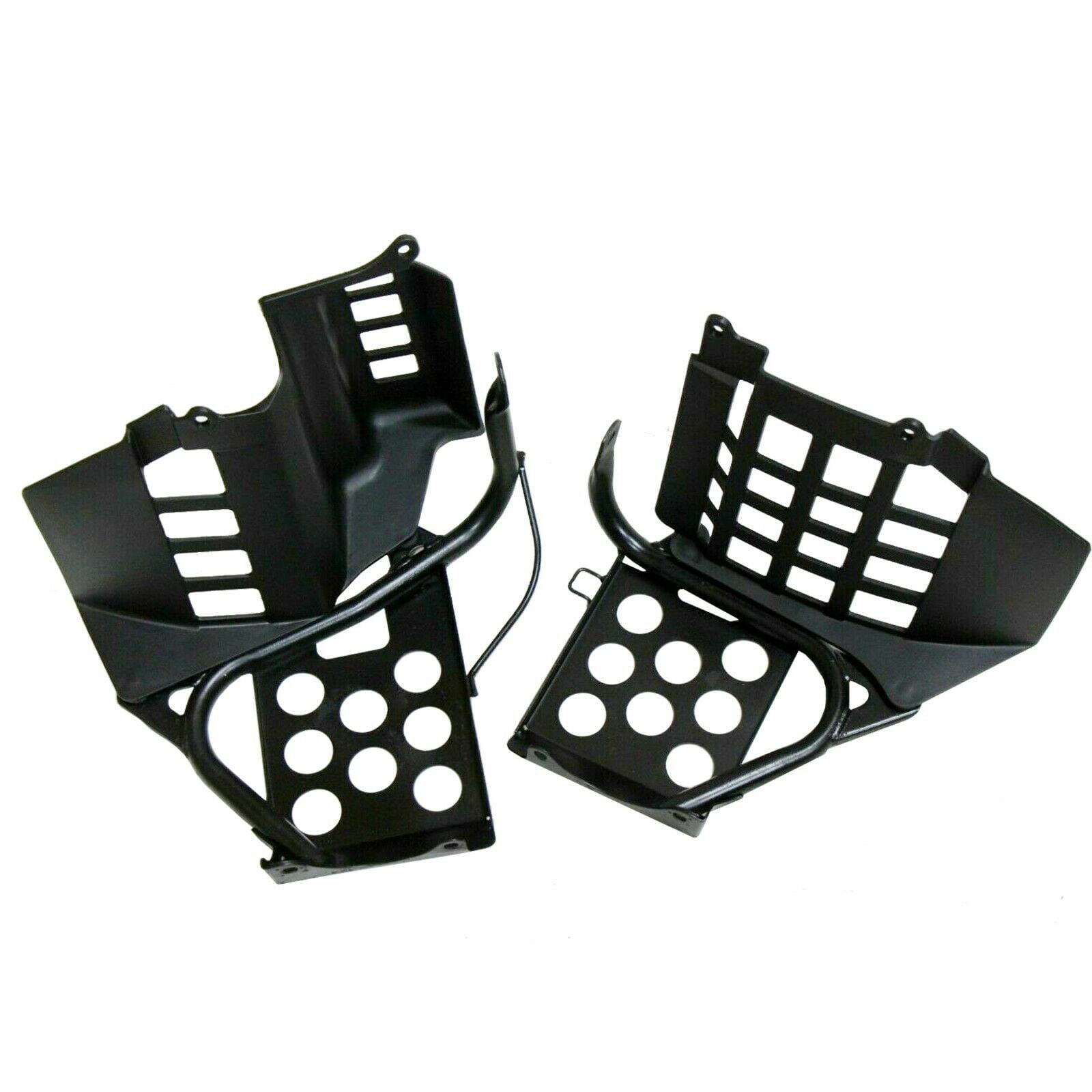 Black Heel Guards Footrest For Yamaha 9006 Banshee 350 Left + Right