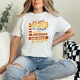 thumbnail image 2 of Unique and Funny Inspirational Letting Your Light Shine Quote, White Comfort Colors T-Shirt, Small, 2 of 3