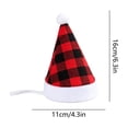 thumbnail image 3 of Christmas Pet Hat for Small Medium Dogs Cats Cute Holiday Santa Hat Dress Up Supplies Party Decor Adjustable Soft Festive Comfortable Elastic, 3 of 6