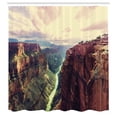 thumbnail image 3 of Ambesonne American Shower Curtain, Grand Canyon River, 69"Wx84"L, Multicolor, 3 of 5