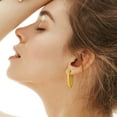 thumbnail image 3 of Everly Women's Yellow Gold Plated Earrings, 3 of 6