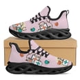 thumbnail image 1 of Zapatos planos para mujer con diseño de diente de león, cómodos y transpirables, con cordones, estampados médicos, informales, para exteriores, 1 of 6